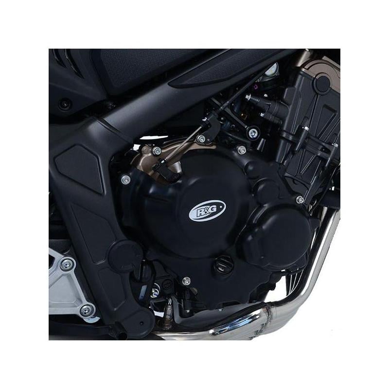Couvre carter droit (embrayage) R&G Racing noir Honda CB 650 R Neo Sport Cafe 19-20
