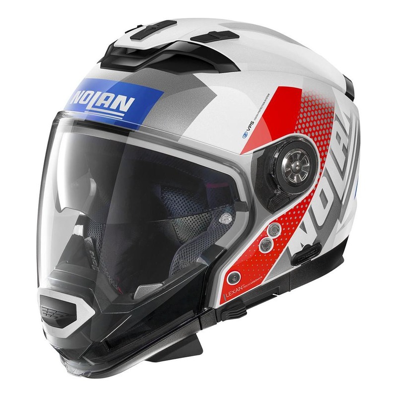 Casque transformable Nolan N70-2 GT Celeres N-Com France Métal bleu/b