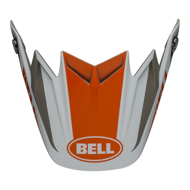 Casquette de casque cross Bell Moto-9 Flex Division blanc/orange/sand