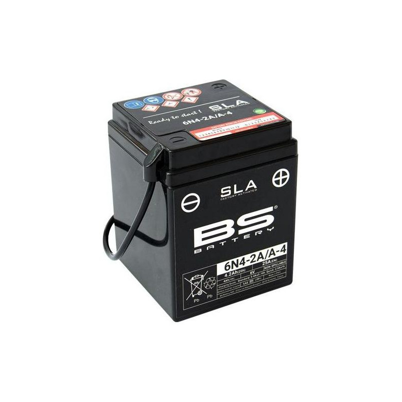 Batterie BS Battery SLA 6N4-2A/A-4 6V 4,2Ah activée usine