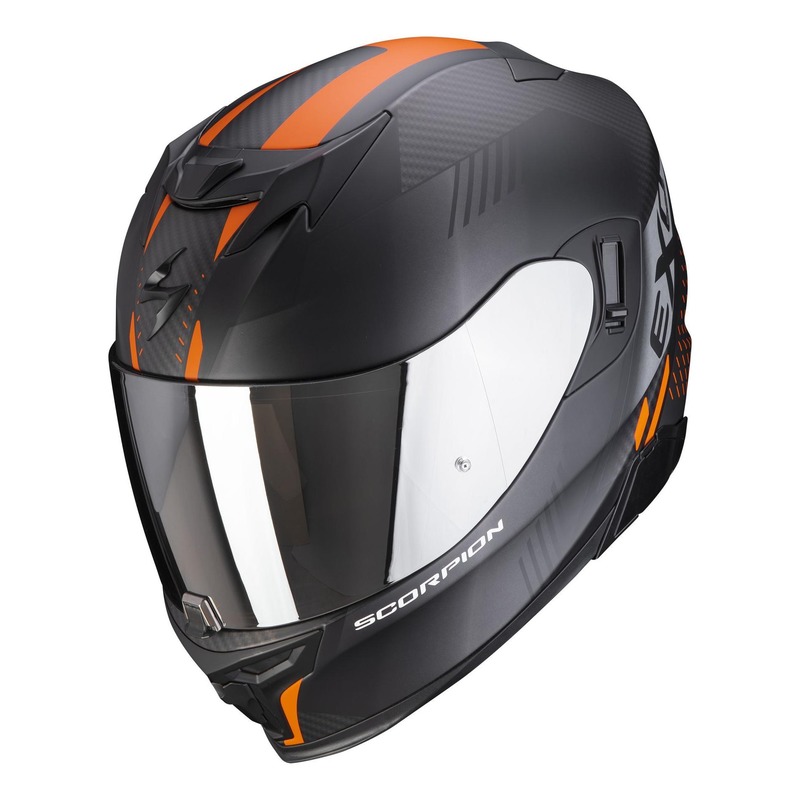 Casque intégral Scorpion EXO-520 Air Laten Mat noir/orange- XS