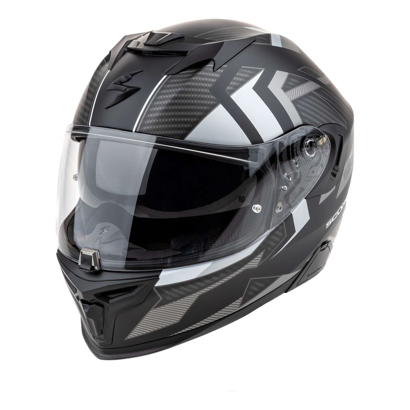 Casque intÃ©gral Scorpion Exo-520 Evo Air Sensus matt black/silver- M