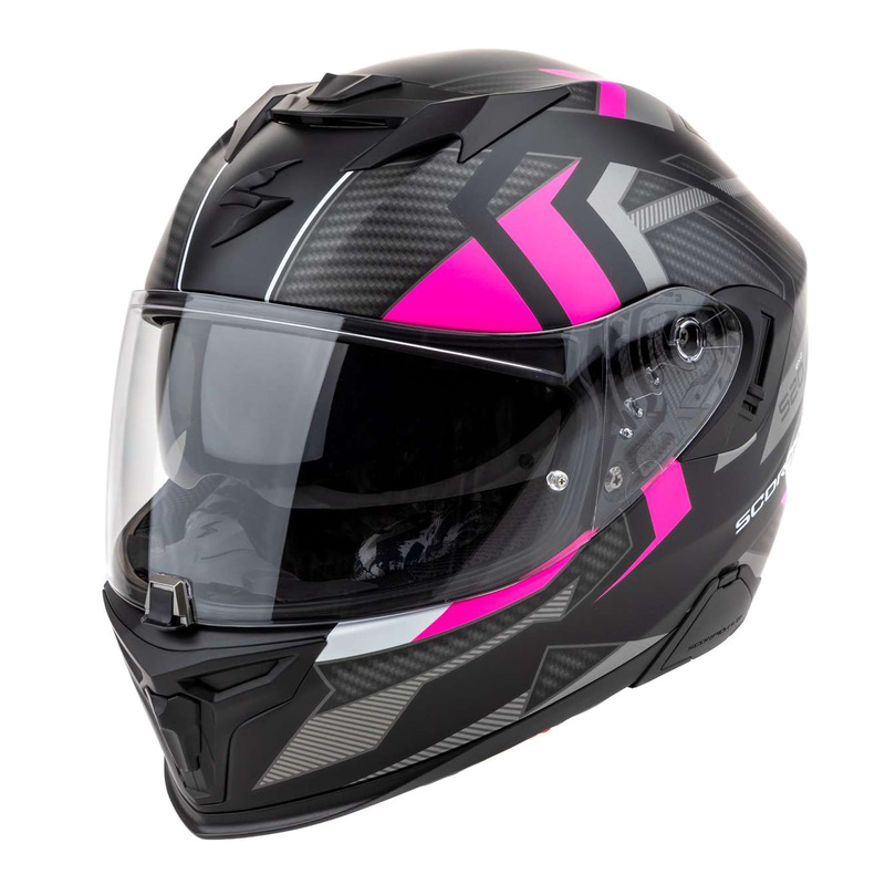 Casque intÃ©gral Scorpion Exo-520 Evo Air Sensus matt black/pink- XS