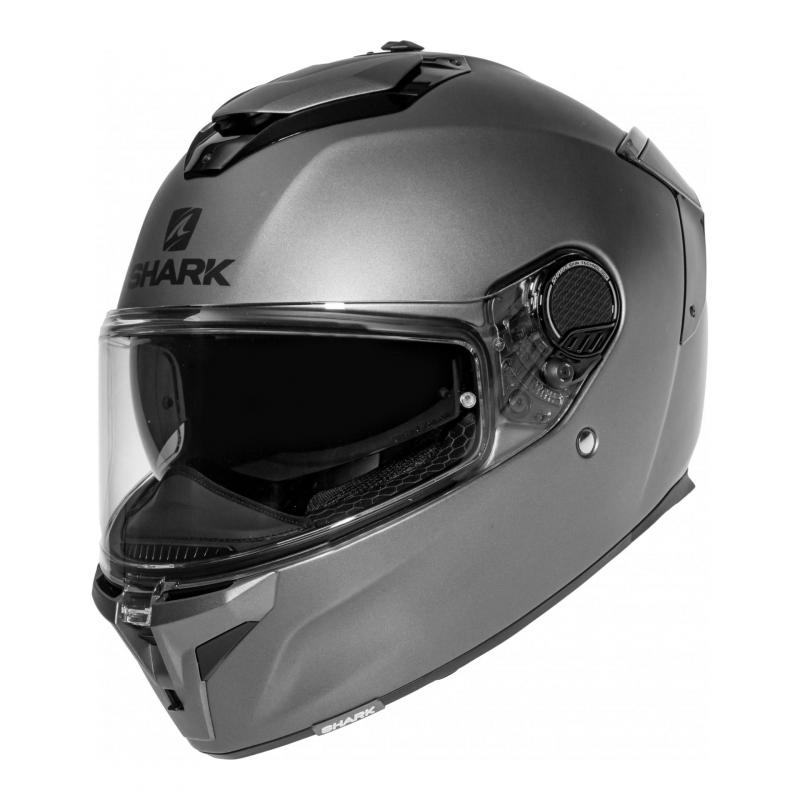 Casque intégral Shark Spartan GT Blank mat anthracite- XS