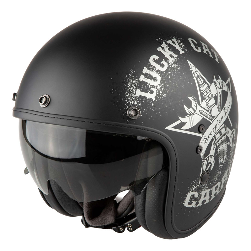 Casque jet Scorpion Belfast Evo Hangar noir/argent mat