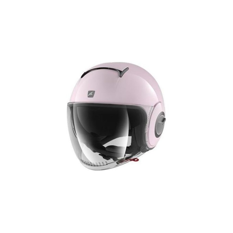 Casque jet Shark Nano Blank parme brillant- XS
