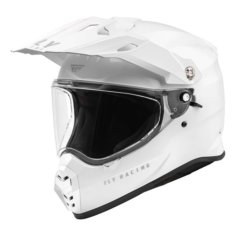 Casque Trail/Adventure Fly Racing Trekker Solid blanc