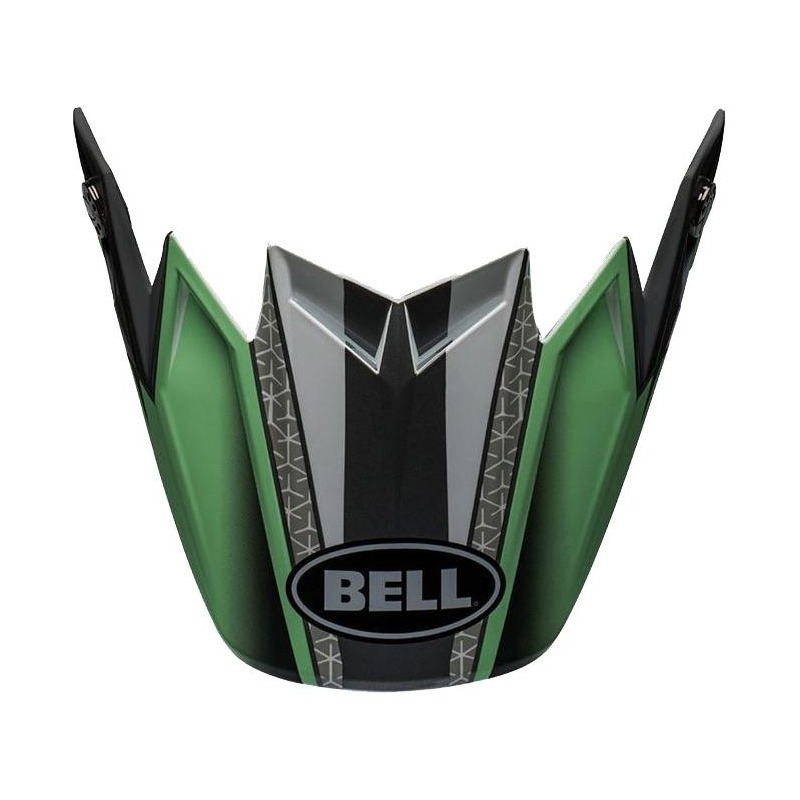 Casquette de casque cross Bell Moto-9 Flex vert/blanc/noir