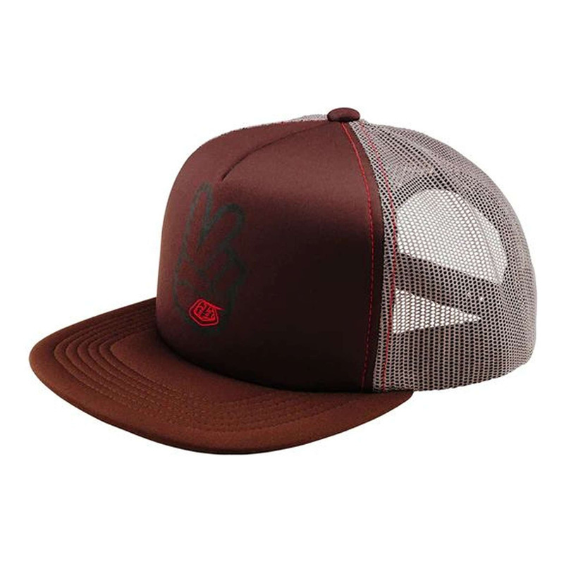 Casquette Troy Lee Designs Trucker Peace Out chocolate