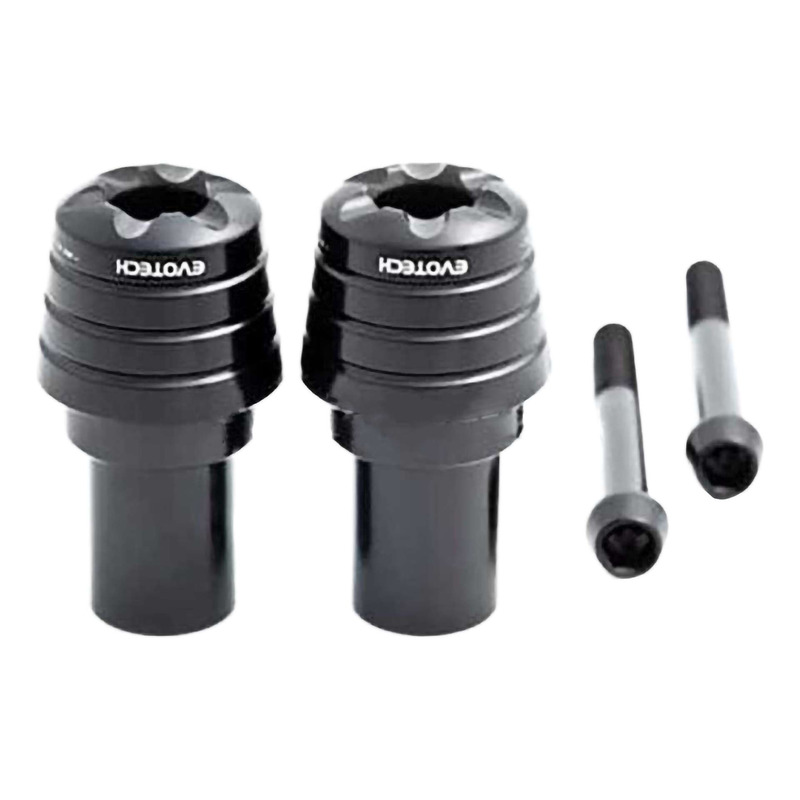 Embouts de guidon Evotech noirs MV Agusta F4 1000 09-16
