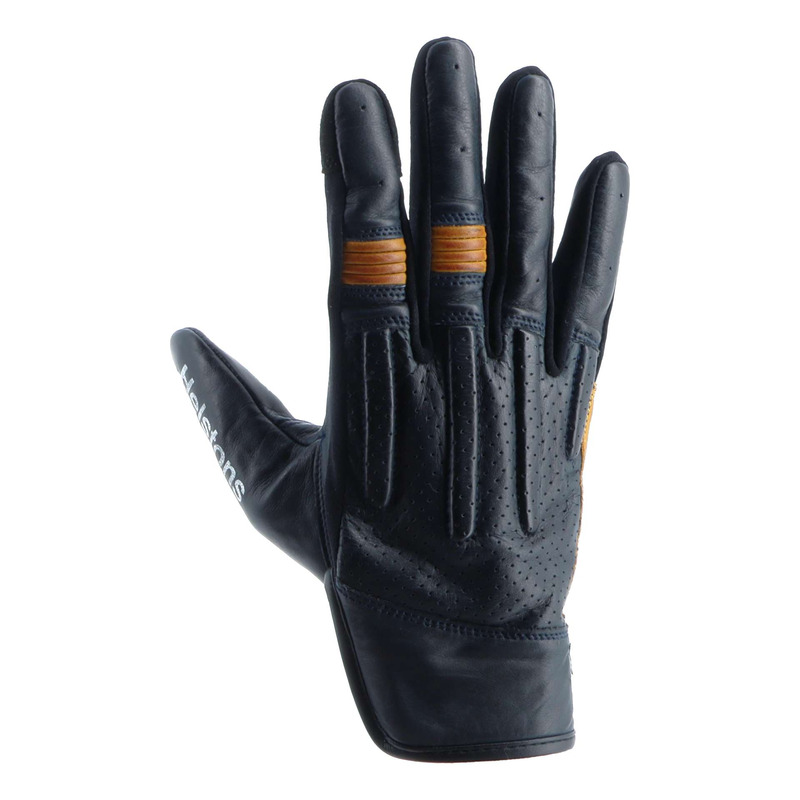 Gants cuir Helstons Leo Air bleu/gold