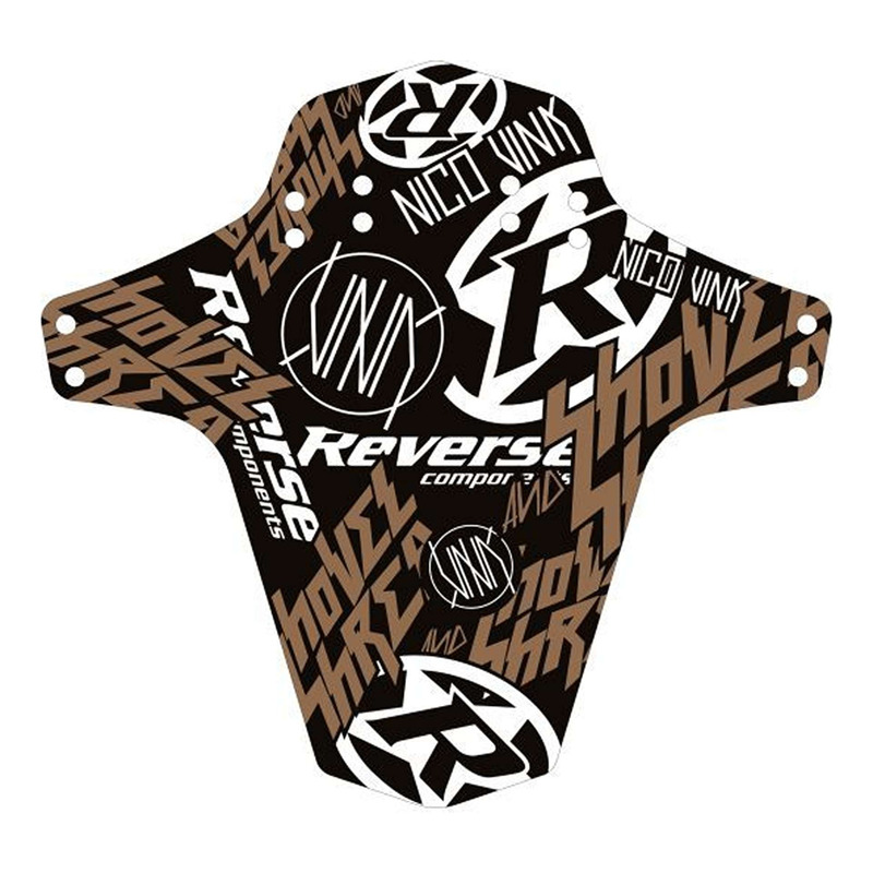 Garde-boue avant VTT Reverse Mudfender Nico Vink Stickerbomb cuivre