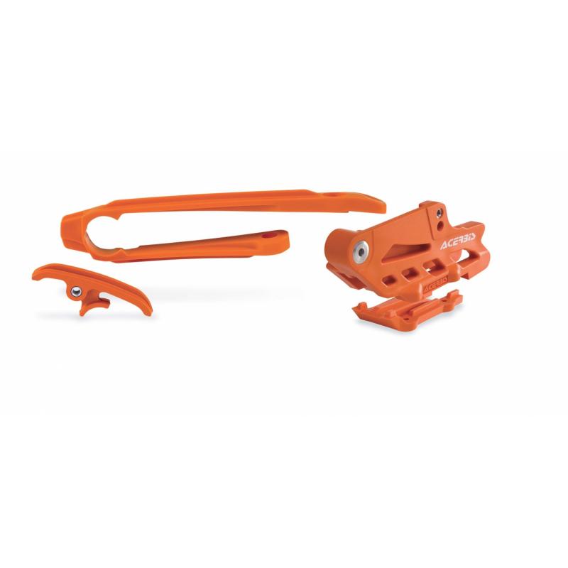 Guide et patin de chaîne Acerbis KTM EXC/EXCF 12-16 Orange Brillant
