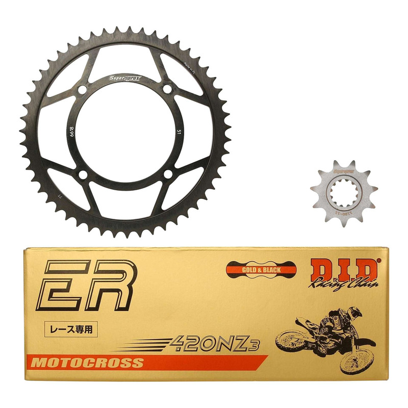 Kit chaÃ®ne DID type TT attache rapide pour Beta 50 RR Racing 07-12