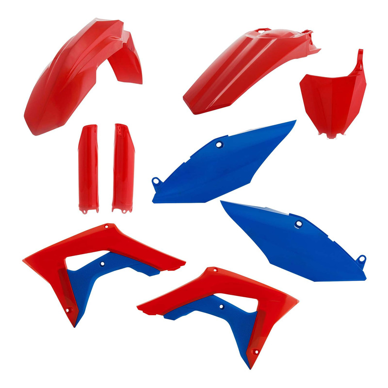 Kit Plastique Complet ACERBIS Type Origine Rouge / Bleu - Honda 450 CRF-R 17-18