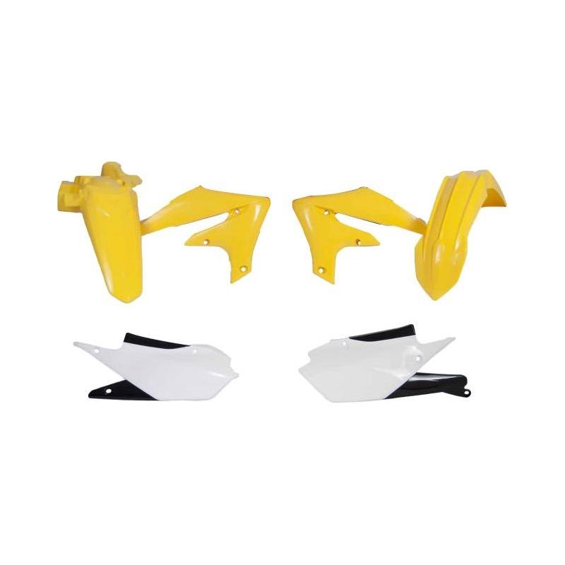 Kit plastique RTech Yamaha 250 WR-F 2020 jaune/blanc