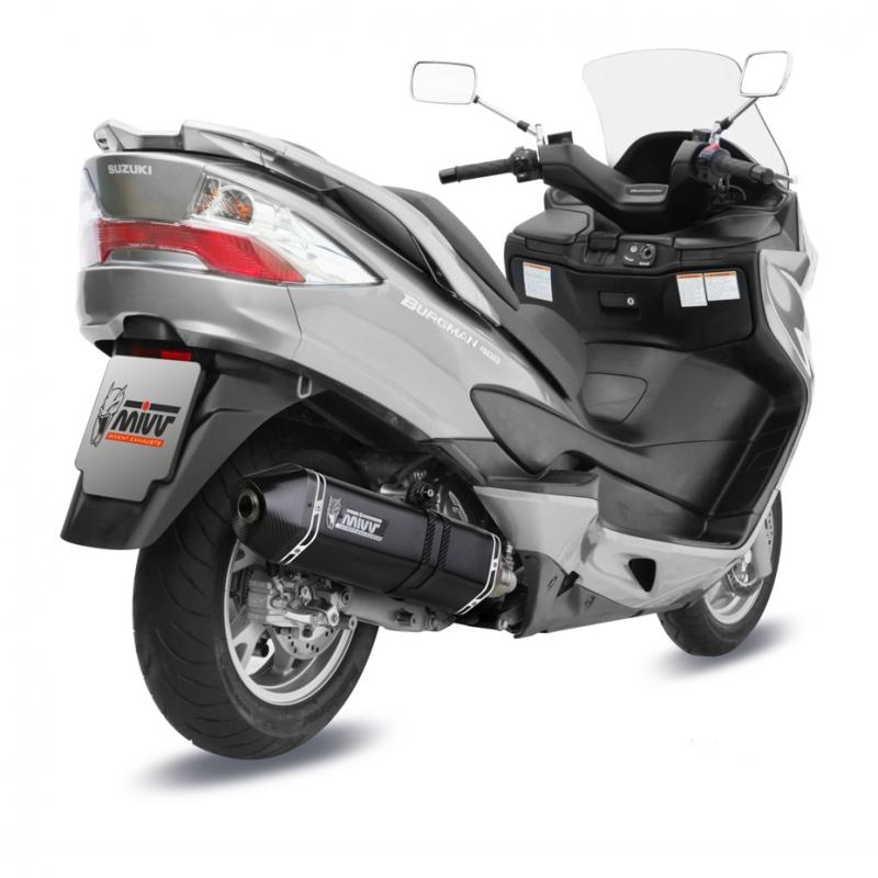 Ligne complète 1x1 MIVV Speed Edge Steel noir / casquette carbone Suz