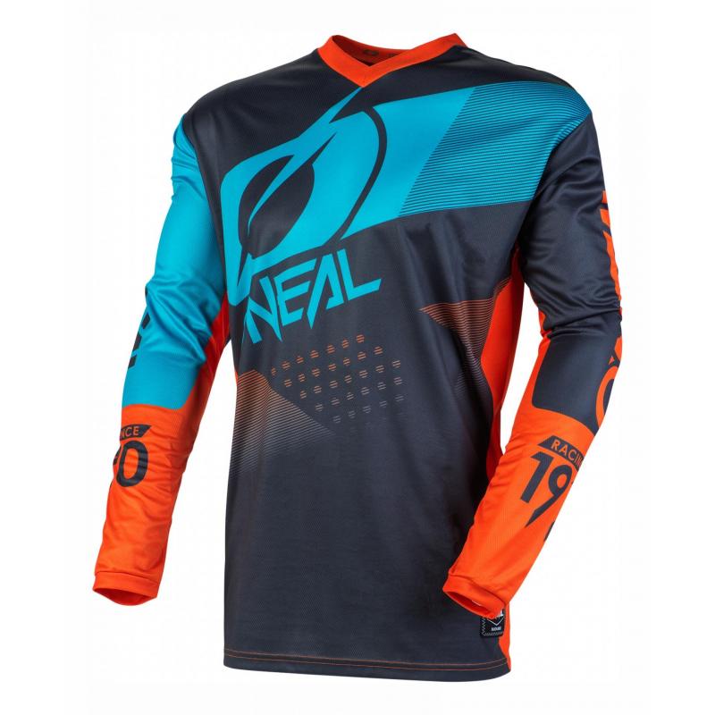 Maillot cross enfant O'Neal Element Factor gris/orange/bleu- M