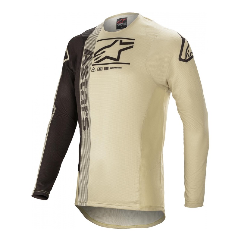 Maillot de cross Alpinestars Supertech Foster sand/noir- L