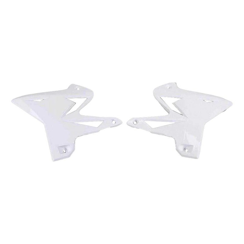 Ouïes de radiateur UFO Yamaha 125 YZ 03-14 blanc (réplica YZ-F blanc