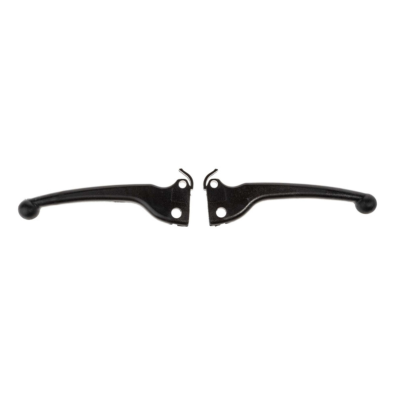Paire de leviers de frein noir type origine Peugeot 103 SP / MVL / Vogue