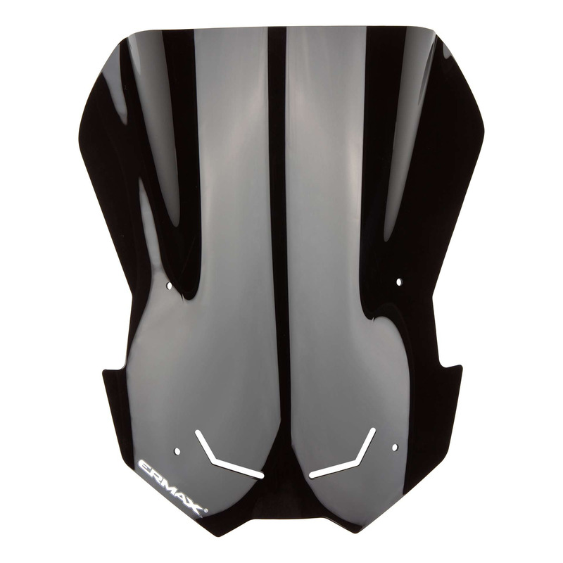 Pare-brise Ermax haute protection 44 cm Yamaha Tracer 9 2025 noir fonc