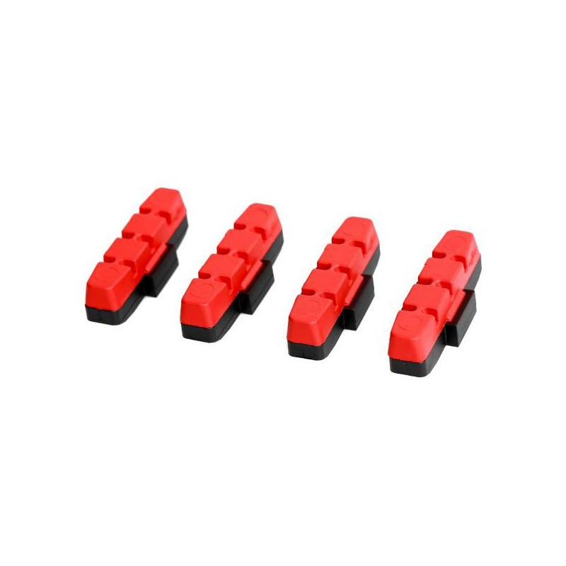 Patins de frein Magura HS rouge (x2 paires)