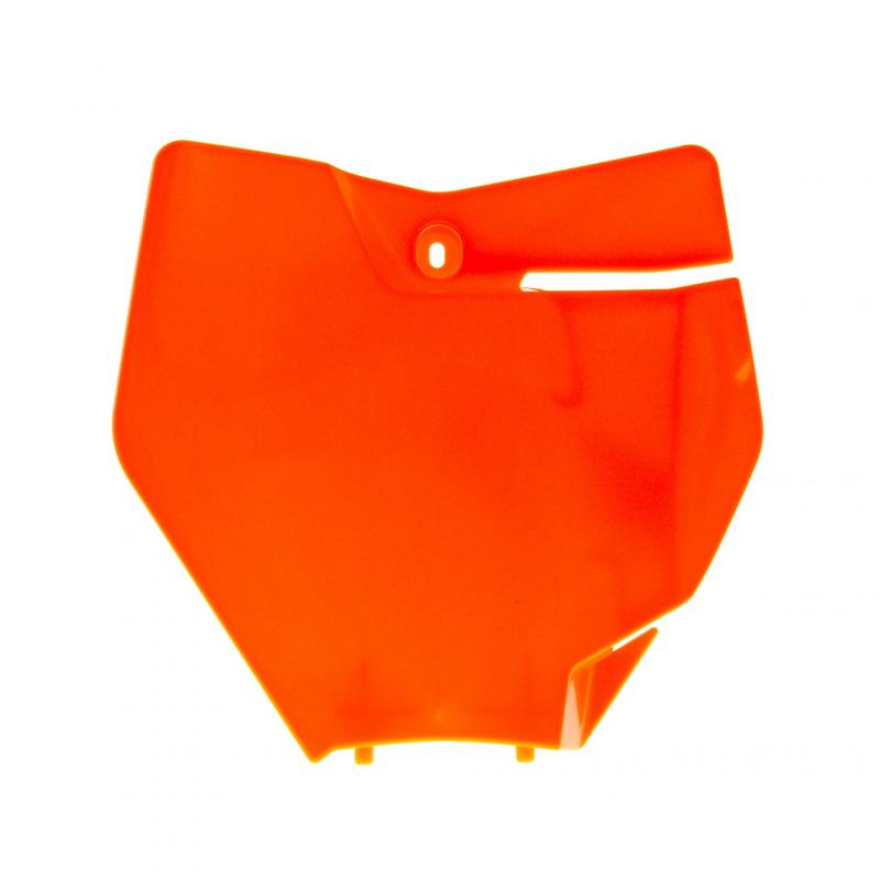 Plaque numéro frontale Acerbis KTM 450 SXF 16-17 orange fluo