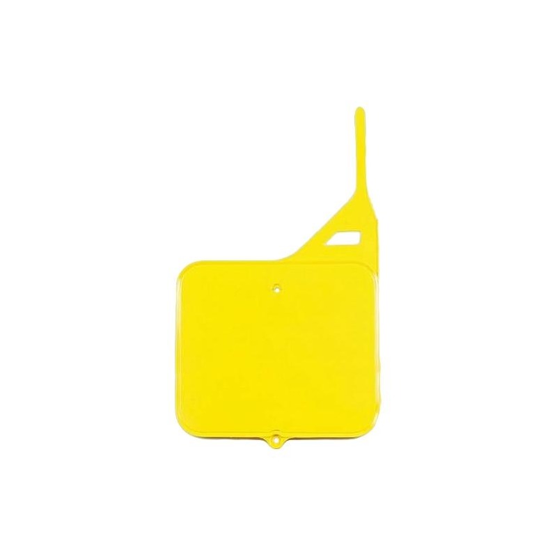Plaque numéro frontale UFO Suzuki 125 RM 87-95 jaune (jaune RM)