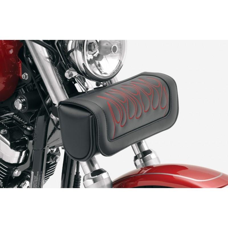 Pochette à outils Saddlemen Highwayman Tatoo Large noire/rouge