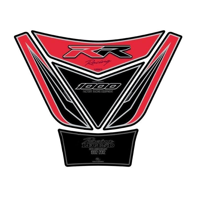 Protection de réservoir Motografix rouge/noir Honda CBR 1000 RR 5 pièces
