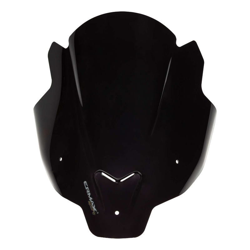 Saute-vent Ermax 36,5 cm Yamaha MT-07 21-24 noir foncé opaque