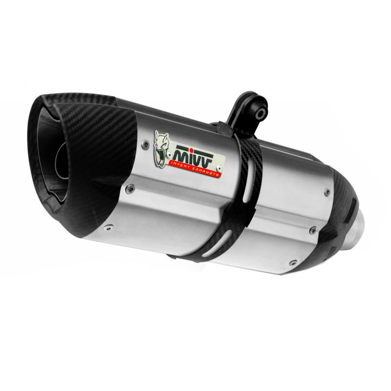 Silencieux MIVV Suono inox / casquette carbone KTM 1290 Super Duke R 1