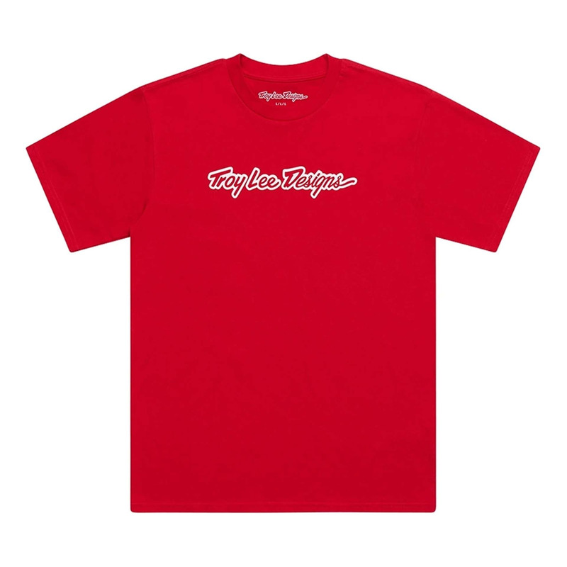 Tee-Shirt Troy Lee Designs Signature team red