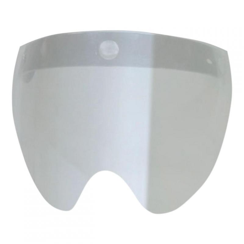 Visière AFX Vintage Flip short 3 boutons pressions miroir argent