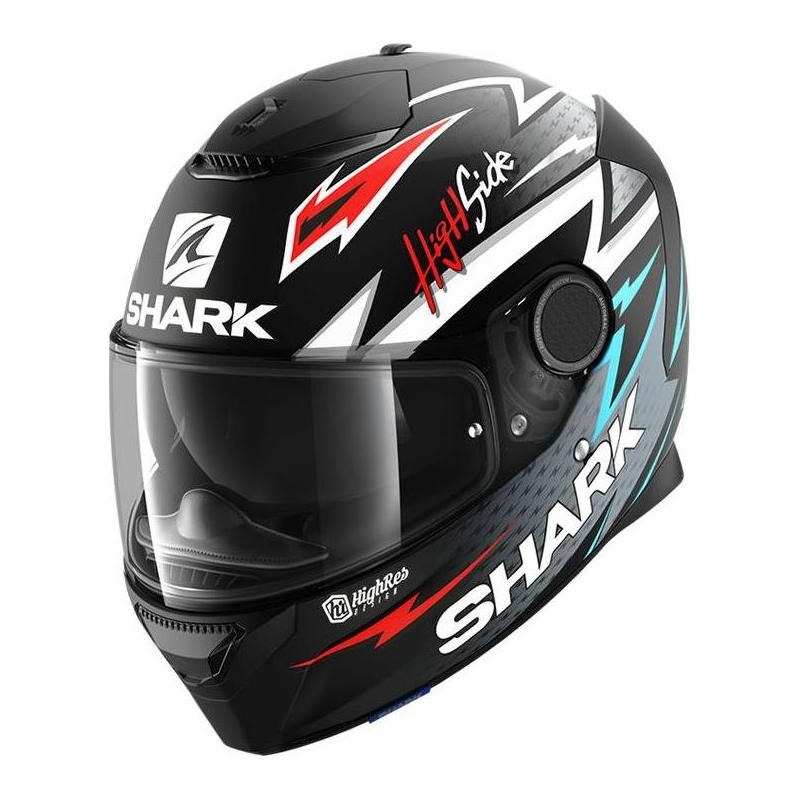 Casque intégral Shark Spartan 1.2 Réplica Adrian Parassol noir/argen