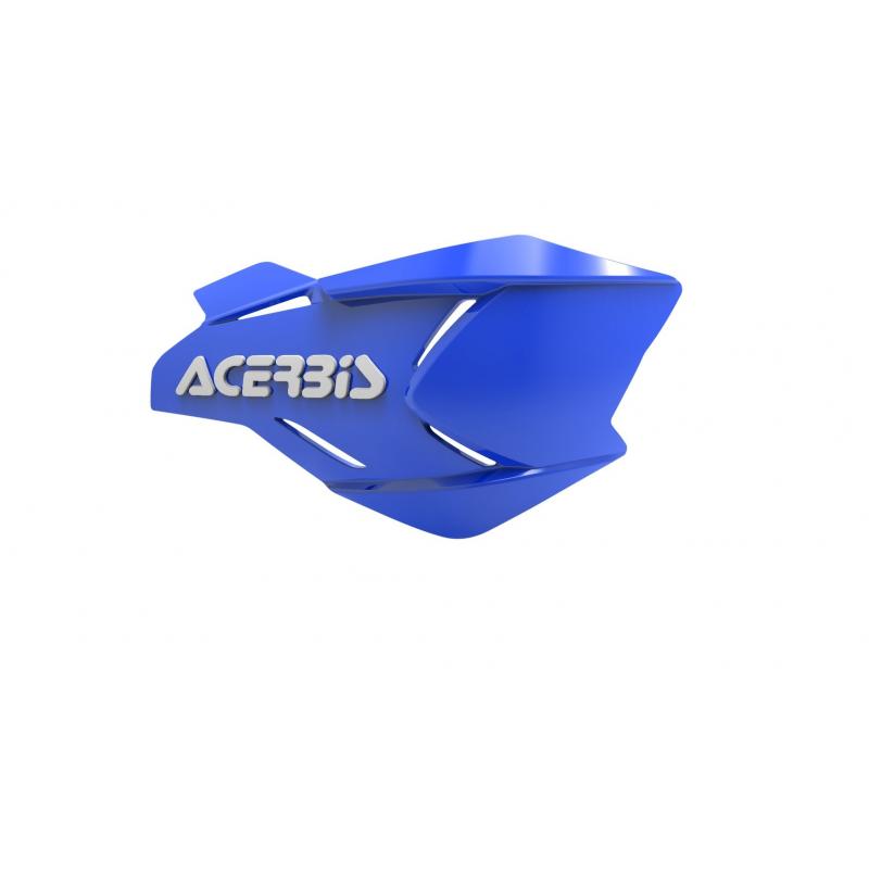 plastique de remplacement Acerbis pour protège-mains X-Factory Bleu/Blanc Brillant