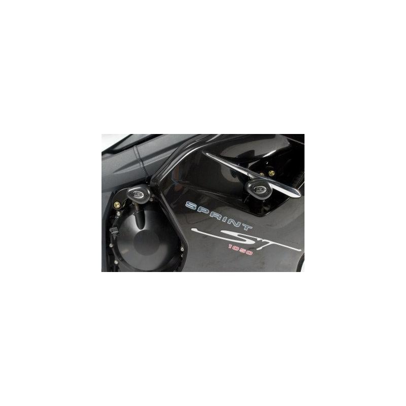 Tampons de protection R&G Racing Aero noir Triumph Sprint GT 11-18