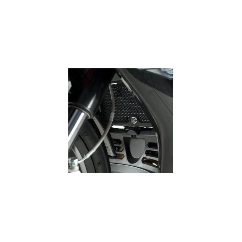 Protection de radiateur d’huile noire R&G Racing Aprilia RS4 125 11-16
