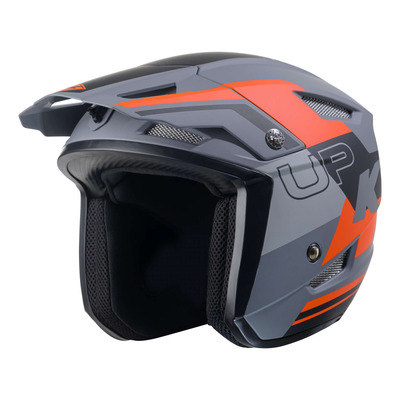 Casque trial Kenny Trial Up Graphic orange/grey matt