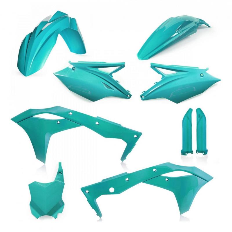 Kit plastiques complet Acerbis Kawasaki 250 KX-F 2018 (vert 4)