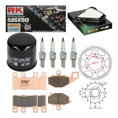 Kit entretien NF Prokit premium Kawasaki Z1000 2010-13