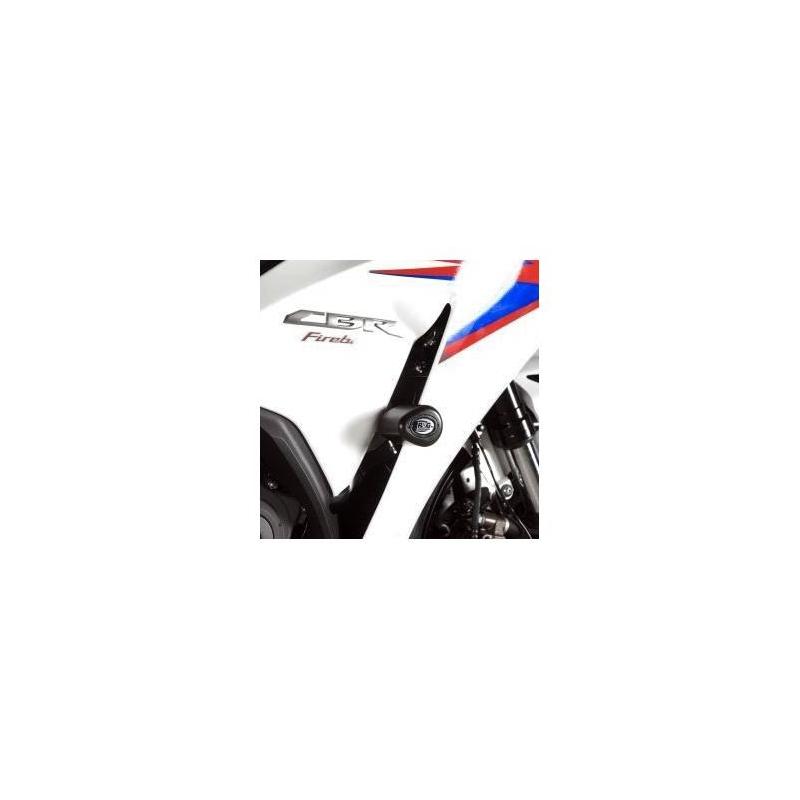 Tampons de protection R&G Racing Aero noir Honda CBR 1000 RR 12-16 sans perçages