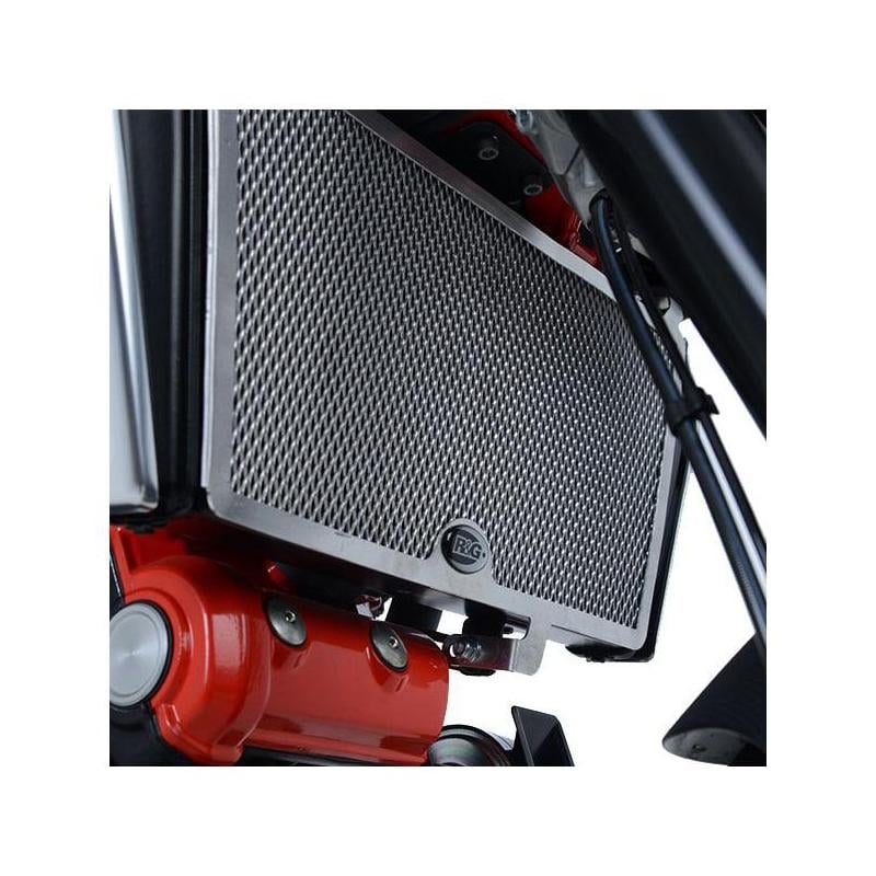 Protection de radiateur aluminium noir R&G Racing Aprilia Shiver 900 17-20