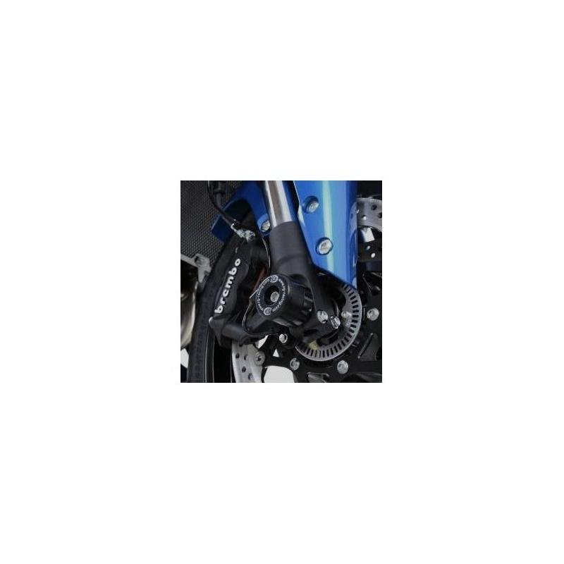Tampons de protection de fourche R&G Racing noirs Suzuki GSX-S 1000 15-18