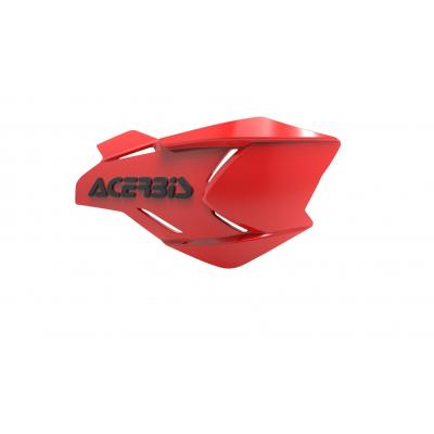 plastique de remplacement Acerbis pour protège-mains X-Factory rouge/Noir Brillant