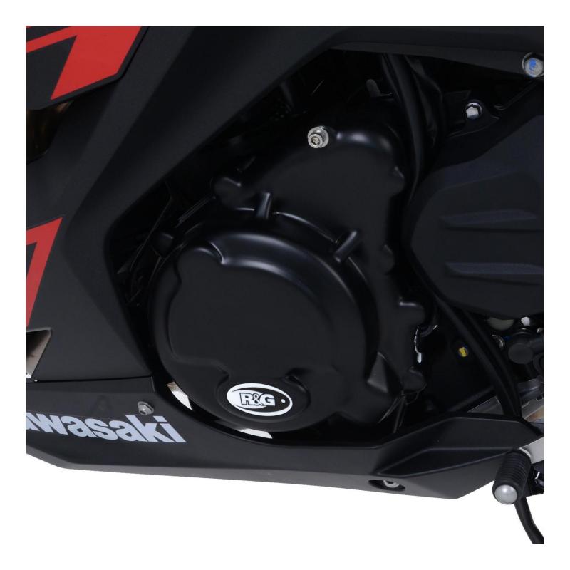 Couvre carter gauche (alternateur) R&G Racing noir Kawasaki Ninja 400