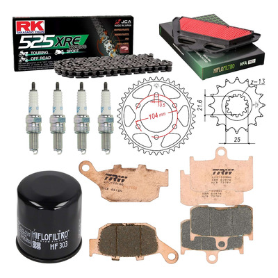 Kit entretien NF Prokit premium Kawasaki Z900 2017-24