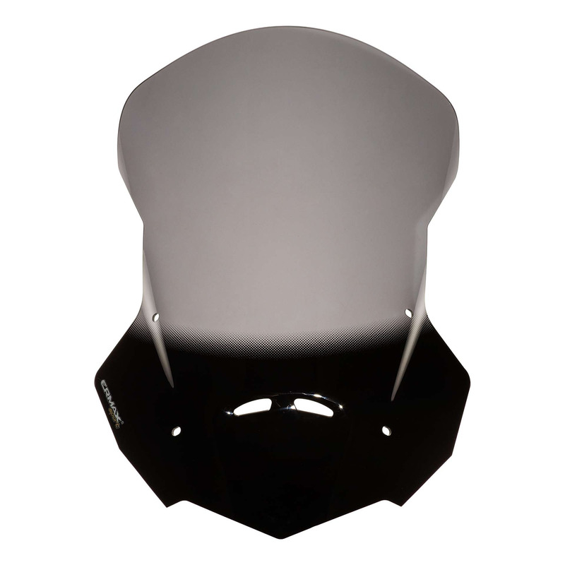 Pare-brise Touring Ermax 48 cm (+10 cm) Honda XL 750 Transalp 23-25 noir clair