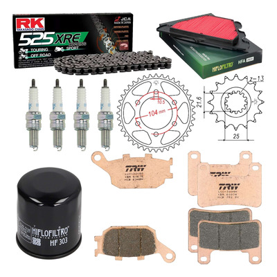 Kit entretien NF Prokit premium Kawasaki Z900RS SE 2022-25